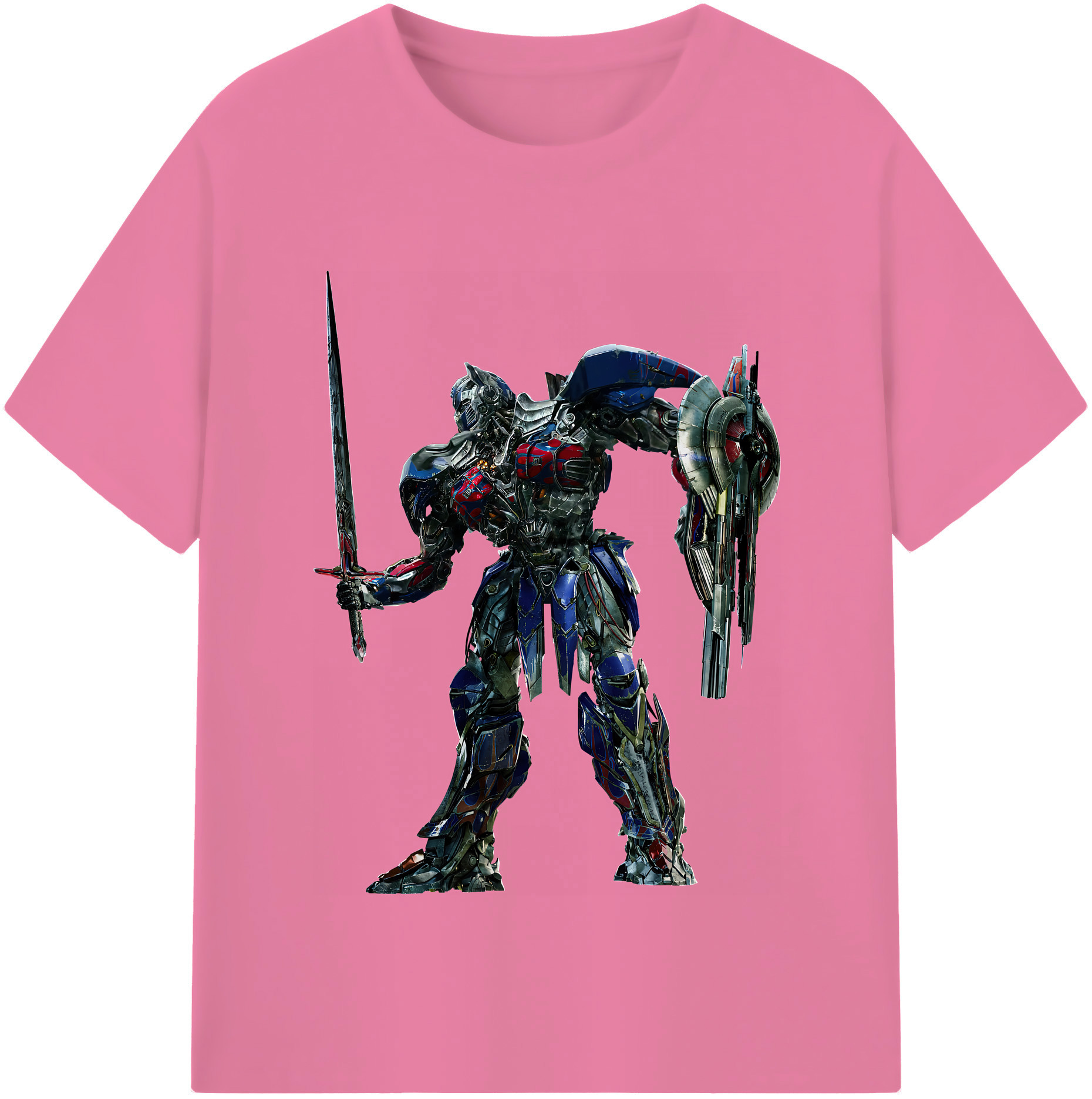 （画像用） Transformers トランスフォーマー 綿100％半袖Tシャツ（フロントプリント）